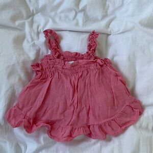 Ara Coral Ruffled Baby Top